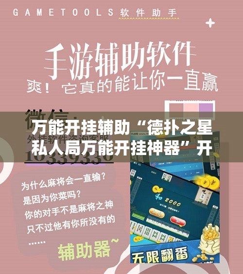 万能开挂辅助“德扑之星私人局万能开挂神器”开挂详细教程