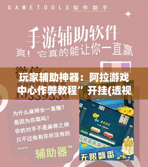玩家辅助神器：阿拉游戏中心作弊教程”开挂(透视)辅助神器