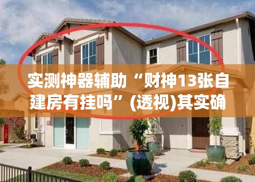 实测神器辅助“财神13张自建房有挂吗	”(透视)其实确实有挂